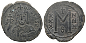 THEOPHILUS (829-842). Follis. Constantinople. ( 7.10 g. / 29 mm ).