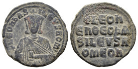 LEO VI THE WISE (886-912). Follis. Constantinople. ( 7.74 g. / 25.9 mm ).