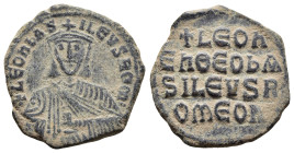 LEO VI THE WISE (886-912). Follis. Constantinople. ( 7.75 g. / 24.8 mm ).