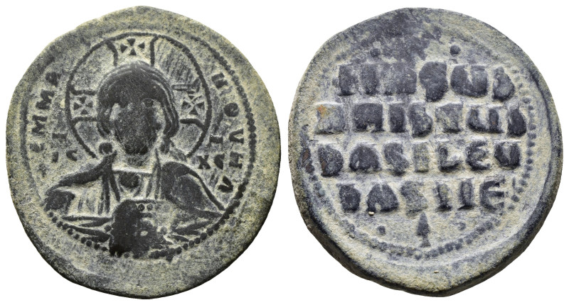 ANONYMOUS FOLLES. Class A3. Attributed to Basil II & Constantine VIII (1020-1028...