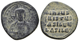 ANONYMOUS FOLLES. Class A3. Attributed to Basil II & Constantine VIII (1020-1028). Constantinople. ( 12.61 g. / 30 mm ).