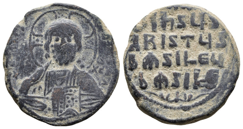 ANONYMOUS FOLLES. Class A3. Attributed to Basil II & Constantine VIII (1020-1028...