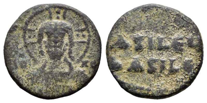 ANONYMOUS FOLLES. Class A3. Attributed to Basil II & Constantine VIII (1020-1028...