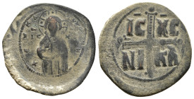 NICEPHORUS BASILACIUS (1078). Follis. Thessalonica (?). ( 7.60 g. / 30.9 mm ).