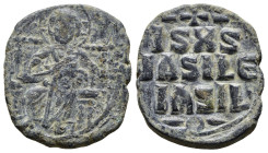 ANONYMOUS FOLLES. Class D. Time of Constantine IX (Circa 1042-1055). Follis. Constantinople. ( 9.06 g. / 27.6 mm ).