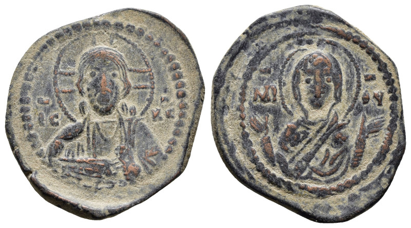 ANONYMOUS FOLLES. Class G. Attributed to Romanus IV (1068-1071). Follis ( 7.67 g...