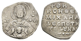 MICHAEL VII DUCAS, 1071-1078 AD. AR, 2/3 Miliaresion. Constantinople. ( 1.22 g. / 17.4 mm ).