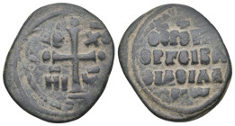 Alexius I Comnenus (1081-1118). Æ Follis. Thessalonica mint. ( 7.59 g. / 27.5 mm ).