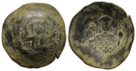 ALEXIUS I COMNENUS (1081-1118). Trachy. Constantinople. ( 4.07 g. / 28.5 mm ).