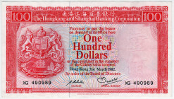 Hong Kong 100 Dollars 1982