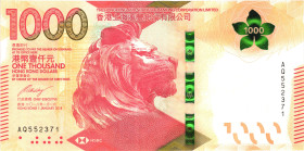 Hong Kong 1000 Dollars 2018