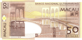Macao Banco Nacional Ultramarino 50 Patacas 2017