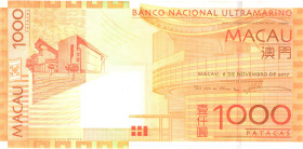 Macao Banco Nacional Ultramarino 1000 Patacas 2017