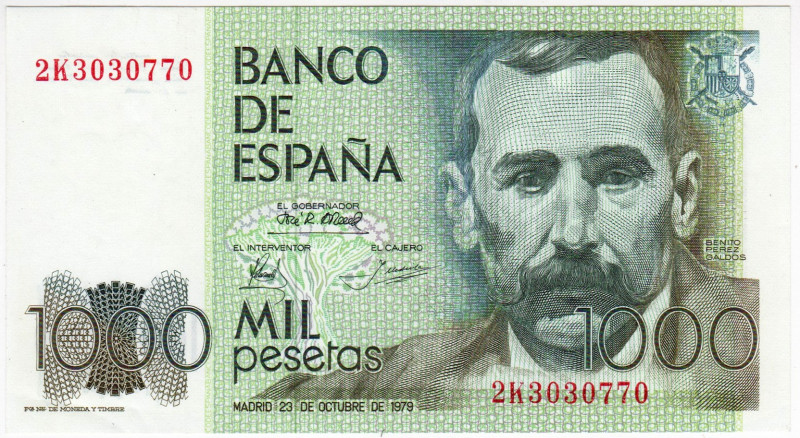 Spain 100 Pesetas 1979 (1982)

P# 158, N# 205259; # 2K 3030770; UNC