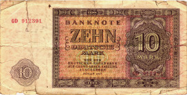 Germany - DDR 10 Deutsche Mark 1955