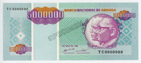 Angola 5000000 Kwanzas 1995 Specimen