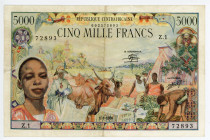 Central African Republic 5000 Francs 1980