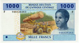 Central African States Equatorial Guinea 1000 Francs 2002 F