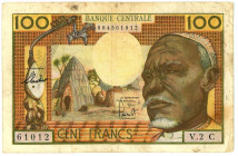 Equatorial African States Congo 100 Francs 1963 (ND)