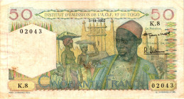 French West Africa 50 Francs 1955