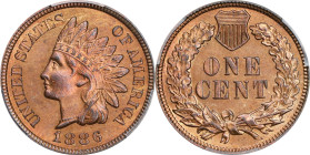 1886 Indian Cent. Type II Obverse. MS-65 RB (PCGS). CAC.
PCGS# 92155. NGC ID: 228E.