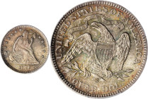 1877-S Liberty Seated Quarter. MS-66+ (PCGS). CAC.
PCGS# 5506. NGC ID: 23V7.
PCGS Population: 12; two finer (MS-67+ finest).