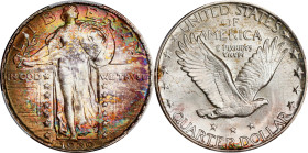 1930 Standing Liberty Quarter. MS-67+ (PCGS). CAC.
PCGS# 5778. NGC ID: 2445.
PCGS Population: 1; none finer in the designation.