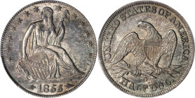 1855-O Liberty Seated Half Dollar. Arrows. WB-16. Rarity-3. MS-64+ (PCGS). CAC.
PCGS# 6283. NGC ID: 24JP.