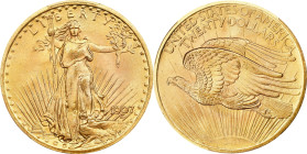 1907 Saint-Gaudens Double Eagle. Arabic Numerals. MS-64+ (PCGS). CAC.
PCGS# 9141. NGC ID: 26F5.