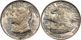 1921 Alabama Centennial. 2x2. MS-66+ (PCGS).
PCGS# 9225. NGC ID: BYEZ.
PCGS Population: 31; 11 finer (MS-67+ finest).