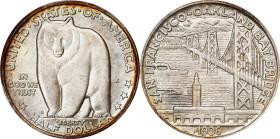 1936-S Bay Bridge Opening. MS-67+ (PCGS). CAC.
PCGS# 9254. NGC ID: BYFM.