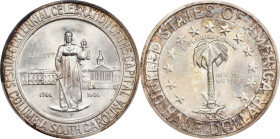 1936-D Columbia, South Carolina Sesquicentennial. MS-68 (PCGS).
PCGS# 9292. NGC ID: BYGD.
PCGS Population: 45; 10 finer (all MS-68+).