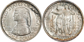 1921 Missouri Centennial. Plain. MS-66 (PCGS).
PCGS# 9330. NGC ID: BYH3.
PCGS Population: 65; only 7 finer (all MS-66+).