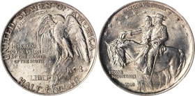 Counterstamped 1925 Stone Mountain Memorial. Preliminary Campaign Prototype Territorial Award Coin. Tennessee. K-3. MS-62 (NGC).
From our (Stack's) B...