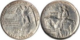 Counterstamped 1925 Stone Mountain Memorial. State Auction Coin. ARK. 226. Die Stamp Location #2. AU Details--Cleaned (NGC).
From Heritage's sale of ...