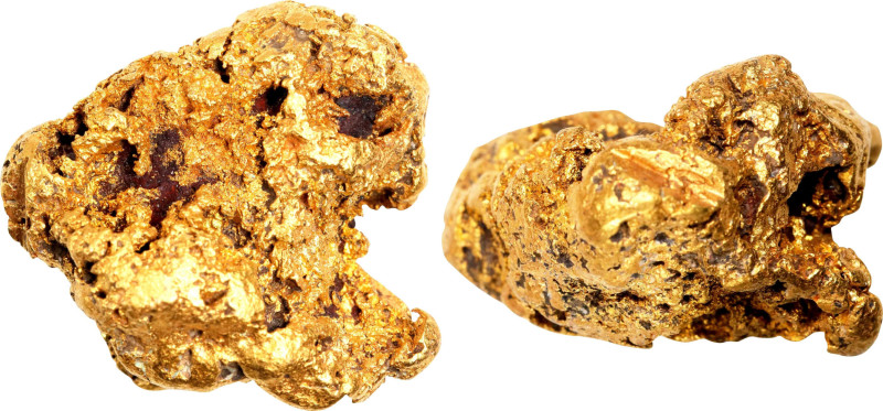 Native Gold Specimen. Approximately 27.0 mm x 29.0 mm x 15.2 mm. 795.0 grains.