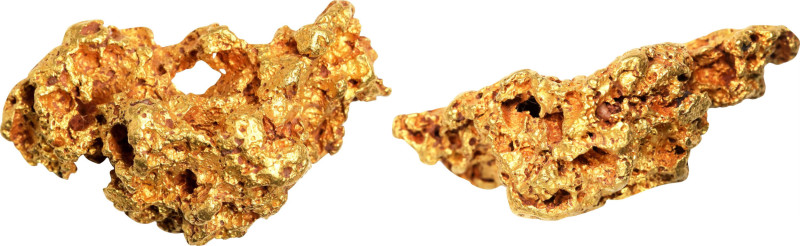 Native Gold Specimen. Approximately 41.7 mm x 14.9 mm x 23.4 mm. 768.1 grains.