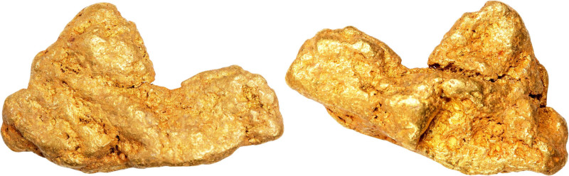 Native Gold Specimen. Approximately 30.4 mm x 18.1 mm x 7.8 mm. 243.4 grains.