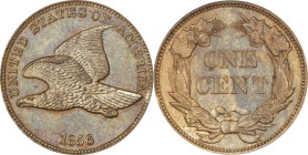 1856 Flying Eagle Cent. Snow-9. Proof-62 (NGC).
PCGS# 2037. NGC ID: 227A.