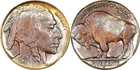 1927-S Buffalo Nickel. MS-66 * (NGC).
PCGS# 3962. NGC ID: 22SA.
NGC Census: 7, four of which have been awarded a * designation for superior eye appe...