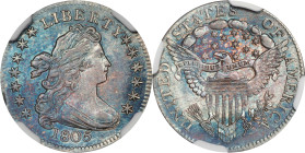 1805 Draped Bust Dime. JR-2. Rarity-1. 4 Berries. MS-65 (NGC).
PCGS# 38769. NGC ID: 236S.
NGC Census: 17; 9 finer (MS-67 * finest).
From our Baltim...