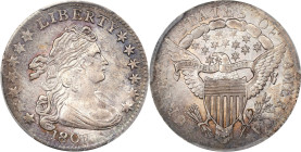 1807 Draped Bust Dime. JR-1, the only known dies. Rarity-1. MS-63+ (PCGS).
PCGS# 4480. NGC ID: 236T.