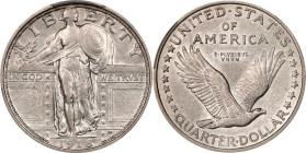 1916 Standing Liberty Quarter. AU-53 (PCGS).
PCGS# 5704. NGC ID: 242Y.
From the Costello Collection of Numismatics.
From the Costello Collection of...