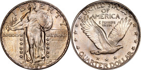 1927-D Standing Liberty Quarter. MS-67 FH (NGC).
PCGS# 5763. NGC ID: 243V.
NGC Census: 4; 0 finer. The corresponding PCGS Population is just 1/0.
F...