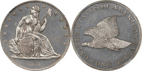1838 Gobrecht Silver Dollar. Name Removed. Judd-84, Pollock-93. Rarity-5. Silver. Reeded Edge. Die Alignment III. Proof-64 (NGC).
PCGS# 11352. NGC ID...