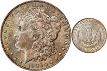 1886-O Morgan Silver Dollar. MS-64+ (PCGS).
PCGS# 7168. NGC ID: 254W.
PCGS Population: 28; 7 finer in this category (MS-65+ finest).
From our Novem...