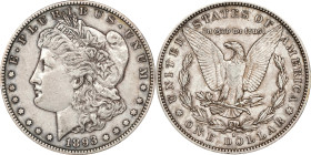 1893-S Morgan Silver Dollar. EF-45 (PCGS).
PCGS# 7226. NGC ID: 255U.
From Heritage's Philadelphia ANA Signature Auction of August 2018, lot 4764.
F...