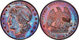 1877 Pattern Half Dollar. Judd-1539, Pollock-1708. Rarity-8. Copper. Reeded Edge. Proof-65+ RB (PCGS). CAC.
PCGS# 71880. NGC ID: 26X5.
From our (Sta...