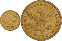 1847-C Liberty Head Half Eagle. Winter-1. EF-45 (PCGS). CAC.
PCGS# 8233. NGC ID: 25TN.
From the Fairmont Collection - Albertine Set.
From the Fairm...