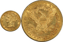 1894-O Liberty Head Half Eagle. Winter-1. MS-62 (PCGS).
PCGS# 8388. NGC ID: 25YF.
From the Fairmont Collection - Albertine Set.
From the Fairmont C...